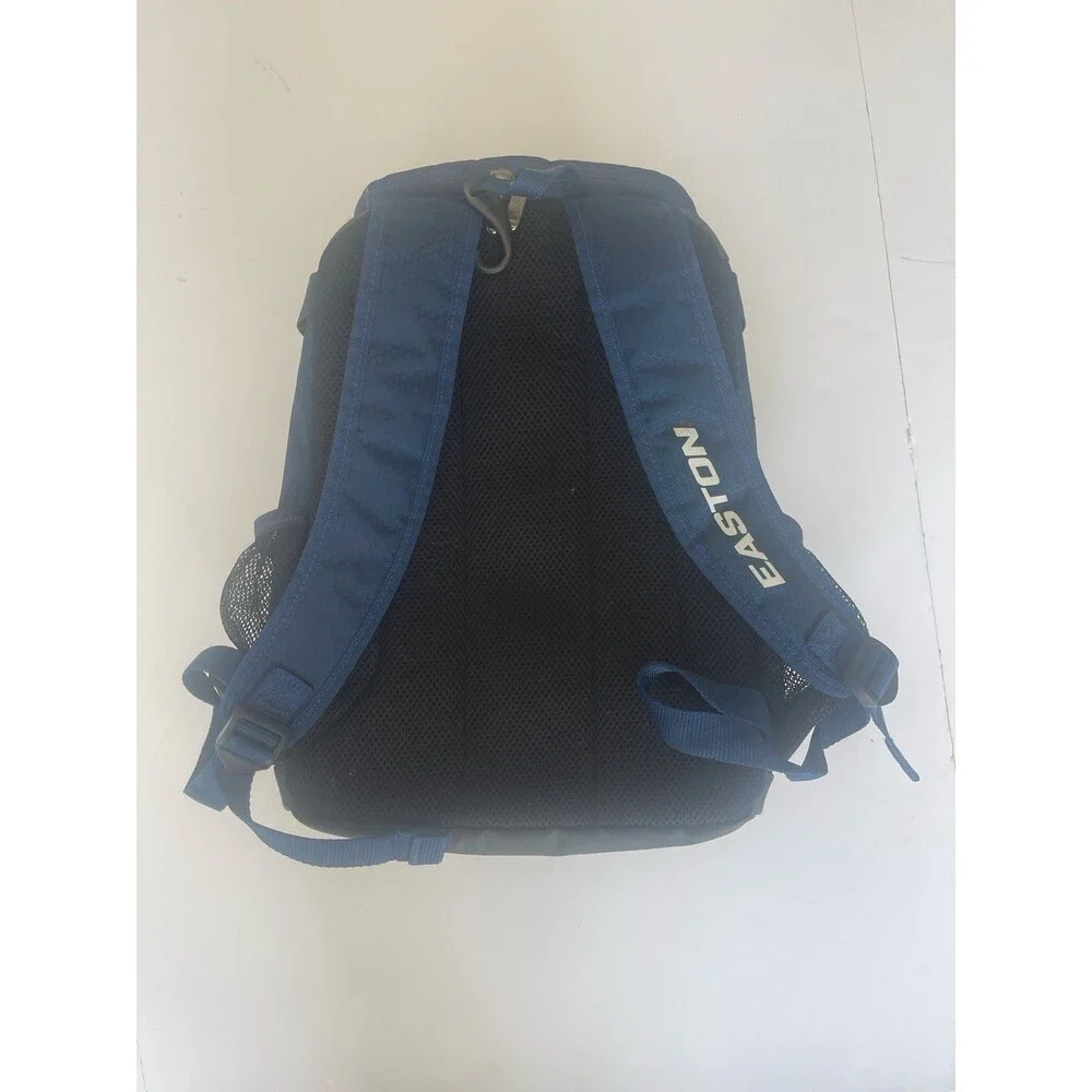 Easton Game Ready Navy Blue Grey Baseball Bat Bag Softball Sports Backpack
